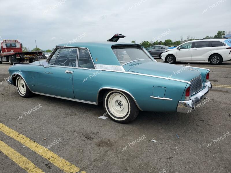 STUDEBAKER HAWK GT 1963 turquoise   62V44937 photo #3