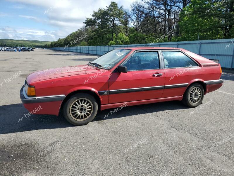 AUDI CUSTOM 1985 red coupe gas WAUBD0853FA115267 photo #1