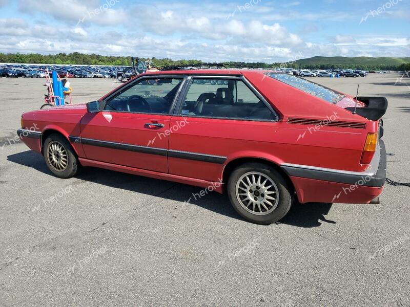 AUDI CUSTOM 1985 red coupe gas WAUBD0853FA115267 photo #3