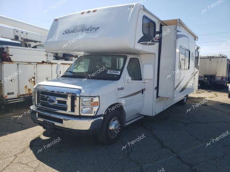 SUNS MOTORHOME 2013 white  gas 1FDXE4FS4CDA78838 photo #3