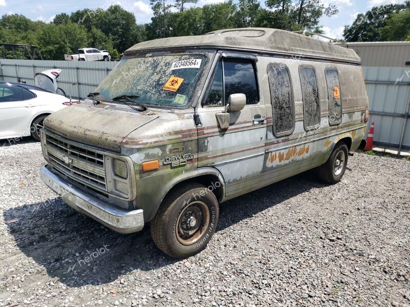 CHEVROLET SPORTVAN / 1987 gray  gas 1GBEG25H5H7175640 photo #1