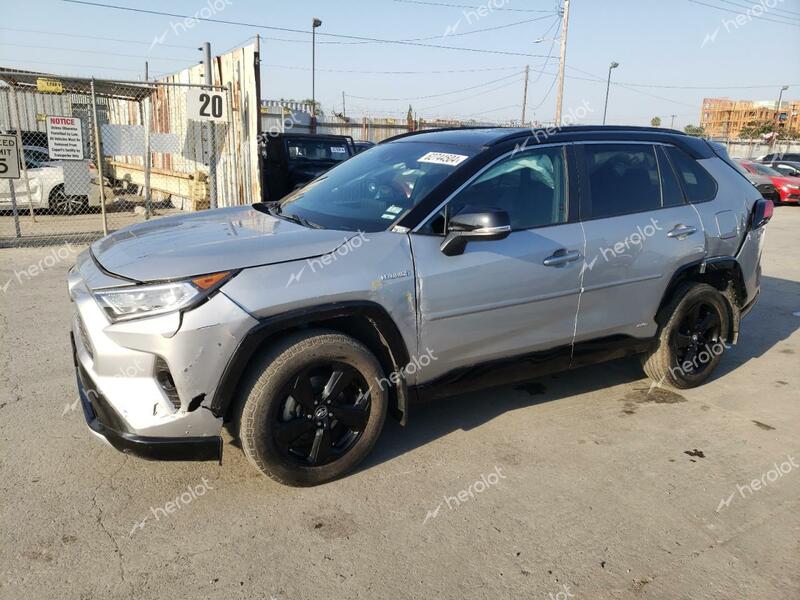 TOYOTA RAV4 XSE 2021 silver  hybrid engine 2T3E6RFV1MW008797 photo #1