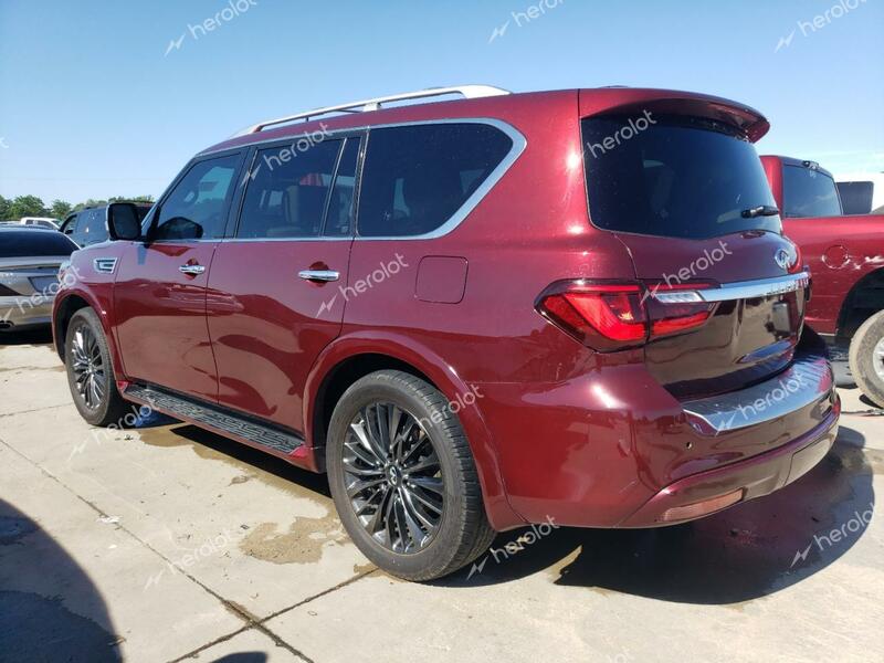 INFINITI QX80 SENSO 2022 burgundy  gas JN8AZ2BD4N9870475 photo #3