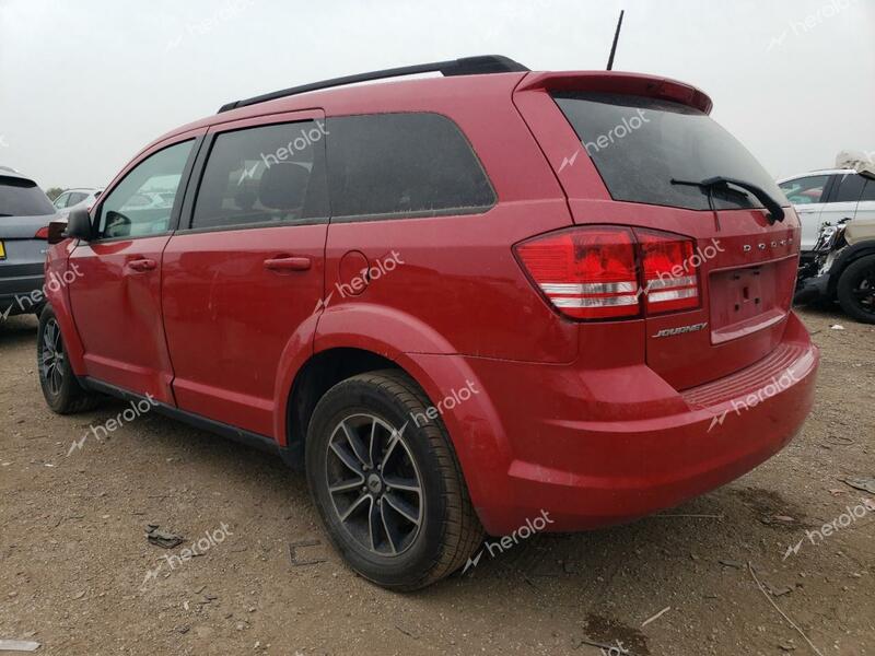 DODGE JOURNEY SE 2018 red  gas 3C4PDCABXJT510672 photo #3