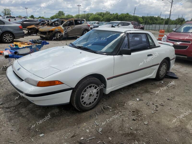 MERCURY CAPRI 1991 white  gas 6MPCT01Z9M8616541 photo #1