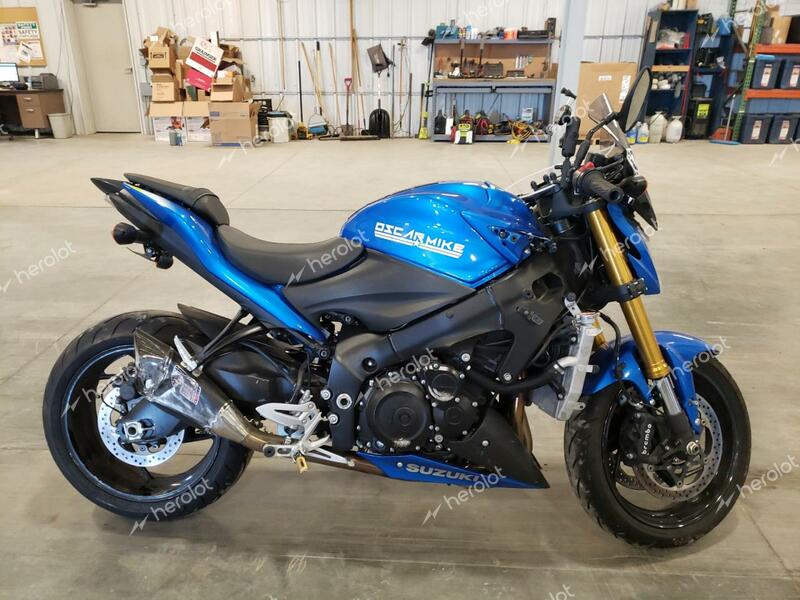 SUZUKI GSX-S1000 2016 blue  gas JS1GT79AXG2100559 photo #1