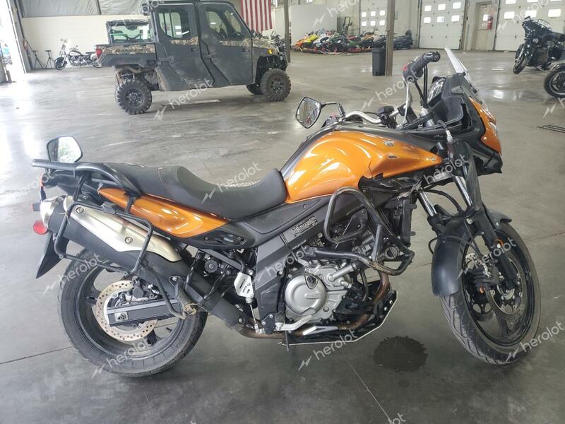 SUZUKI DL650 A 2012 orange road/str gas JS1VP56A3C2103043 photo #1