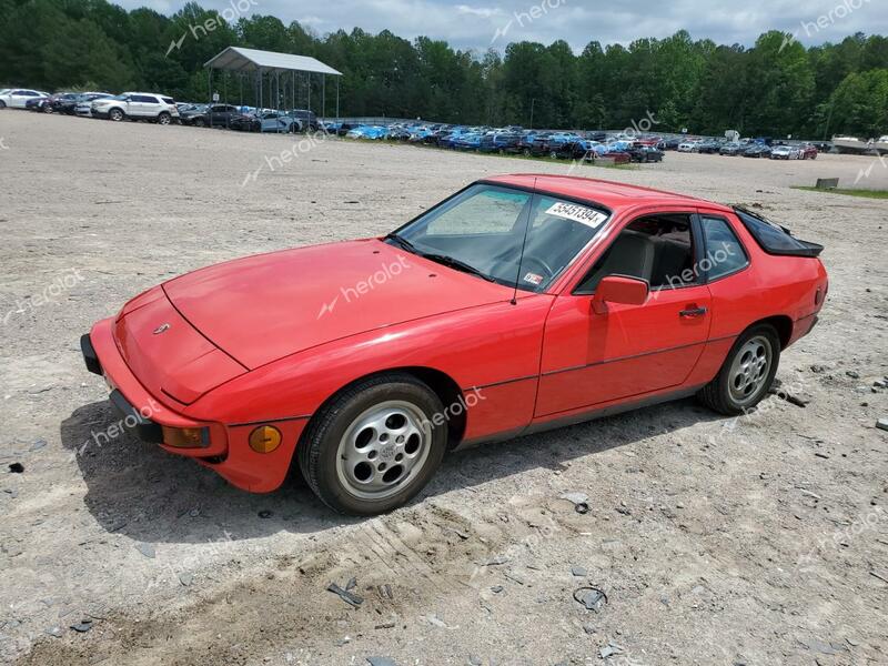 PORSCHE 924 S 1987 red  gas WP0AA0925HN455012 photo #1