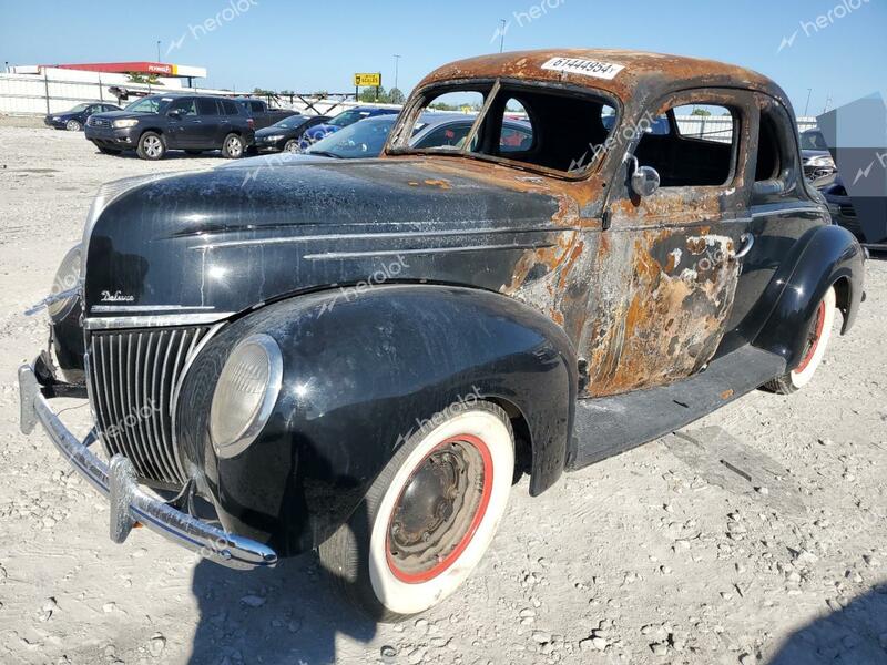 FORD DELUXE 1939 black   5123046 photo #1