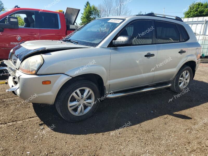 HYUNDAI TUCSON GLS 2009 silver  gas KM8JM12B59U002518 photo #1