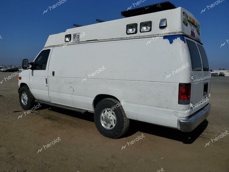 FORD ECONOLINE 2007 white extended diesel 1FDSS34P87DA69111 photo #3