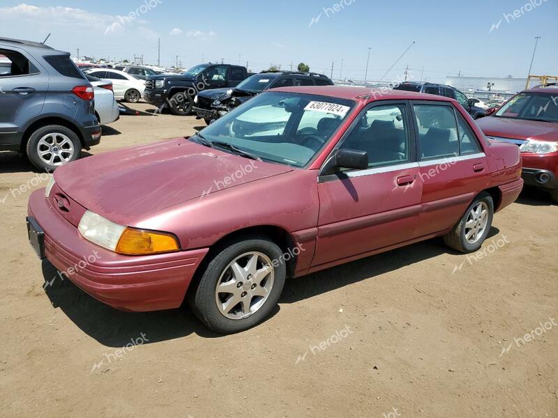 FORD ESCORT LX 1995 red  gas 3FASP13JXSR178859 photo #1