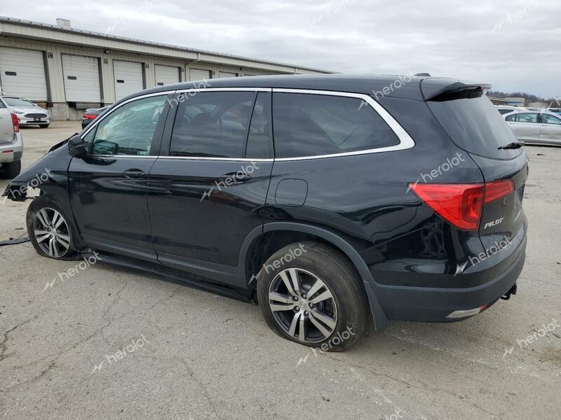 HONDA PILOT EXL 2017 black  gas 5FNYF6H5XHB093319 photo #3