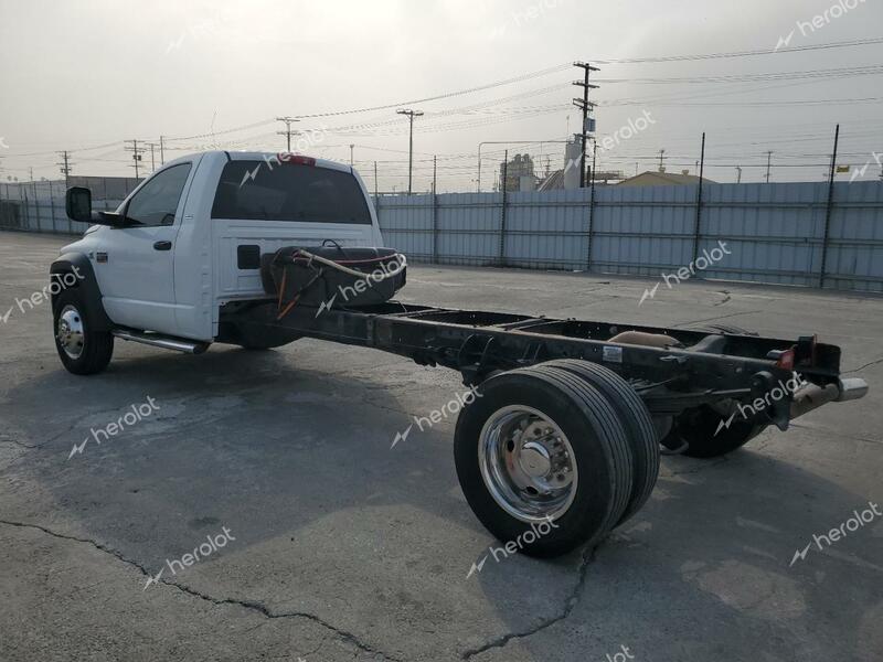 DODGE RAM 5500 S 2010 white chassis diesel 3D6WC7EL8AG130077 photo #3