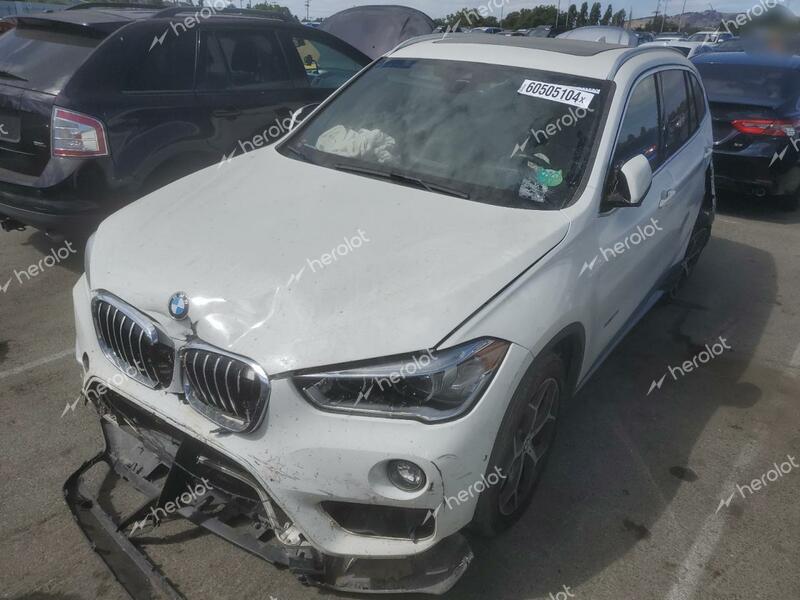 BMW X1 XDRIVE2 2017 white  gas WBXHT3Z38H4A58120 photo #1