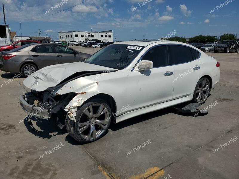 INFINITI M56 2012 white sedan 4d gas JN1AY1APXCM530314 photo #1