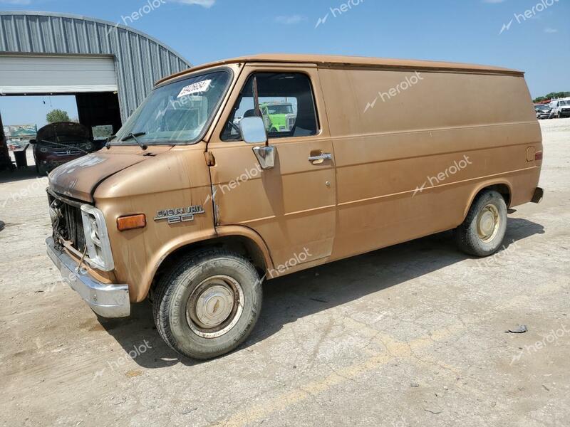 CHEVROLET VAN G20 1986 tan cargo va gas 1GCEG25F8G7132547 photo #1