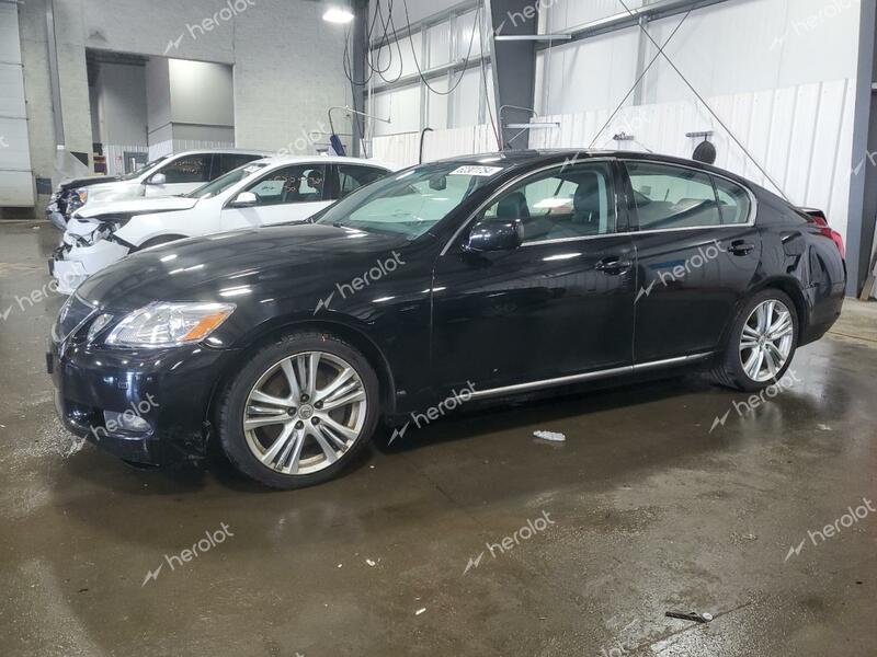 LEXUS GS 450H 2007 black  hybrid engine JTHBC96S675007155 photo #1