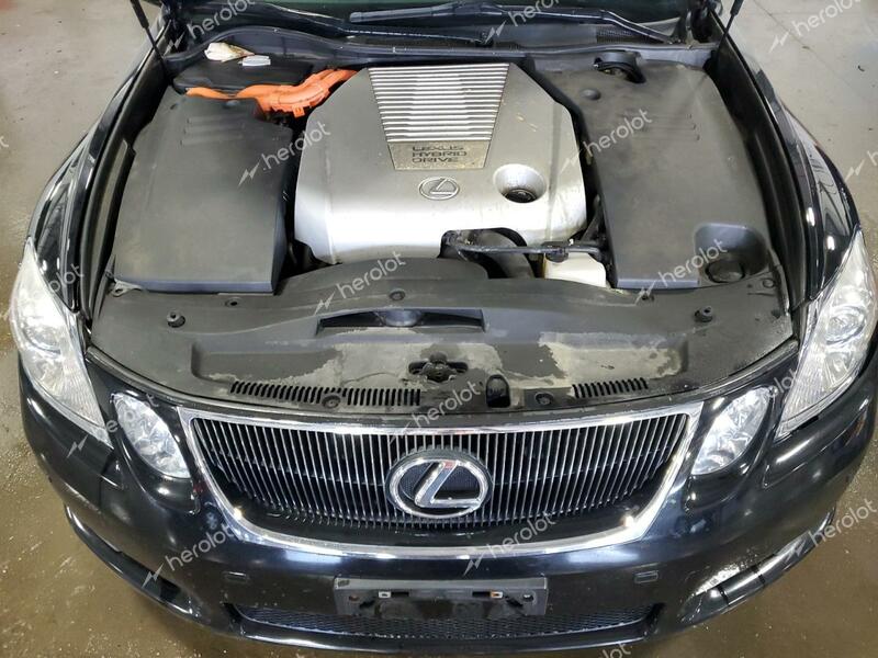 LEXUS GS 450H 2007 black  hybrid engine JTHBC96S675007155 photo #4