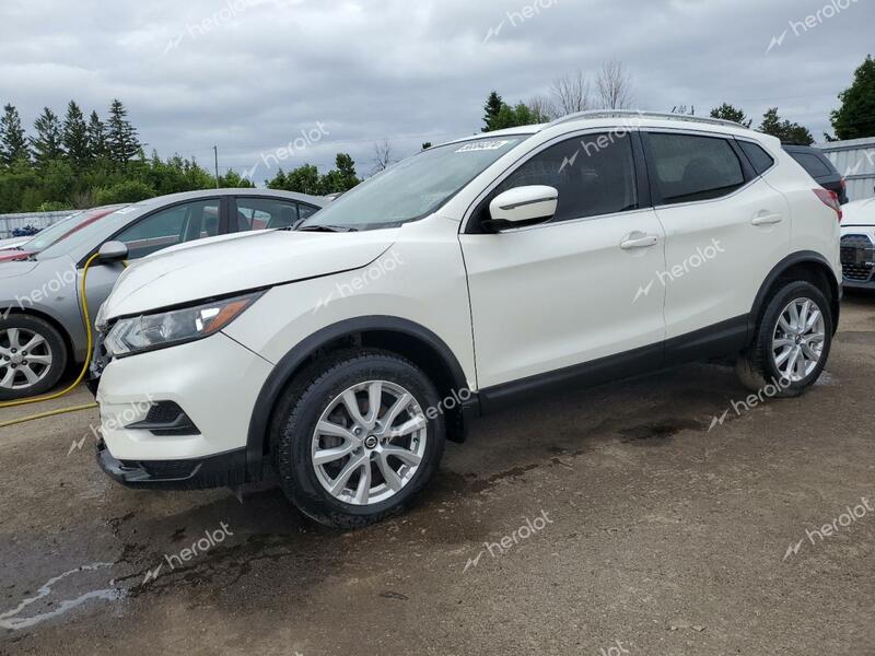 NISSAN QASHQAI SV 2020 white  gas JN1BJ1CV7LW276912 photo #1