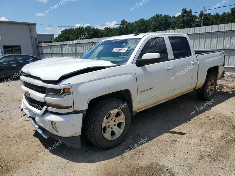 CHEVROLET SILVERADO 2018 white  gas 3GCUKREC6JG333089 photo #1