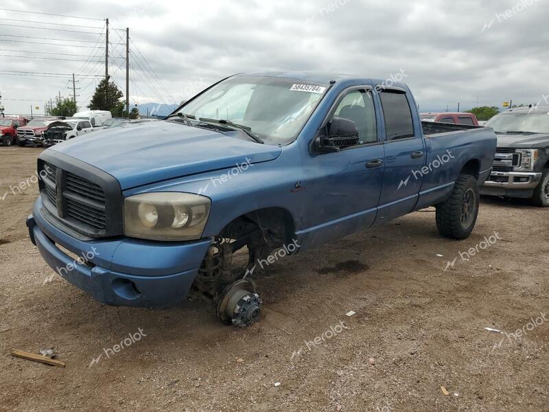 DODGE RAM 2500 S 2005 blue crew pic diesel 3D7KS28C85G813270 photo #1