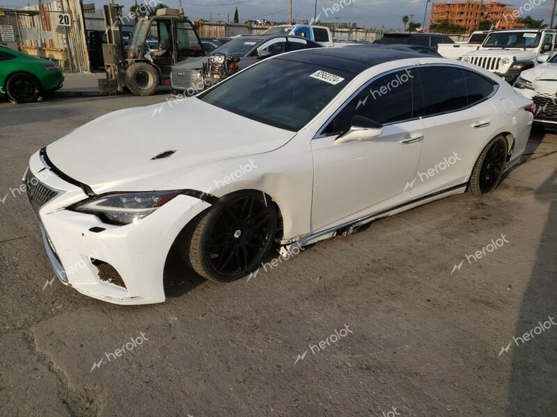 LEXUS LS 500 BAS 2021 white  gas JTHD51FF0M5013410 photo #1