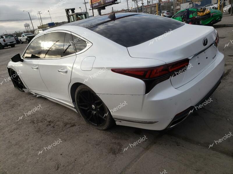 LEXUS LS 500 BAS 2021 white  gas JTHD51FF0M5013410 photo #3