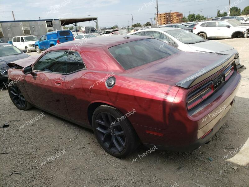 DODGE CHALLENGER 2019 burgundy  gas 2C3CDZBTXKH659607 photo #3