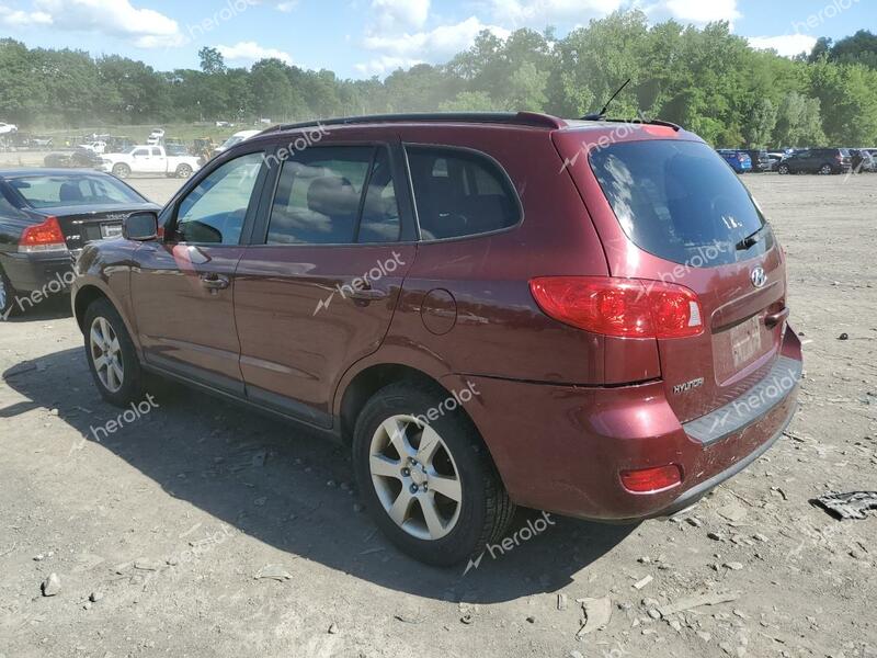 HYUNDAI SANTA FE S 2008 red  gas 5NMSH13E98H171226 photo #3