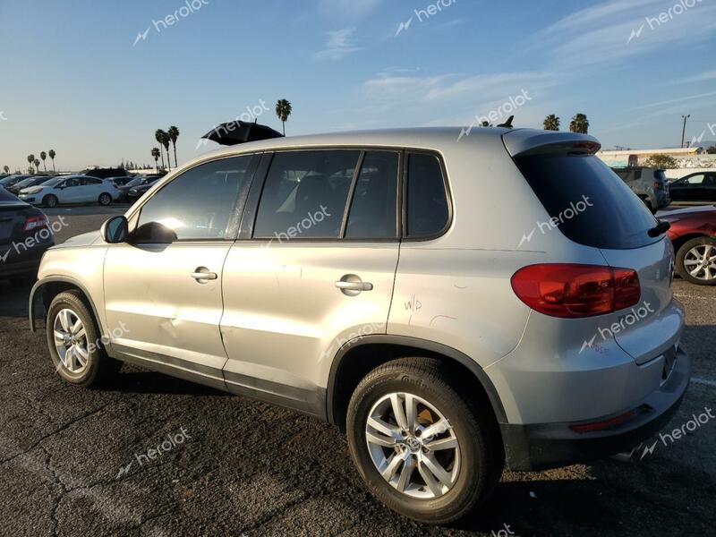 VOLKSWAGEN TIGUAN S 2012 silver  gas WVGAV7AXXCW525929 photo #3