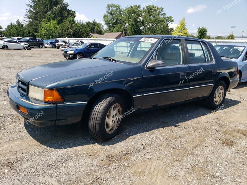 DODGE SPIRIT 1993 green  gas 1B3XA4634PF581449 photo #1