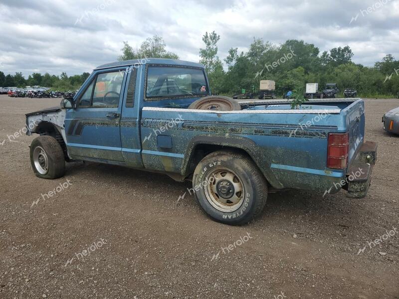 JEEP COMANCHE 1987 blue pickup gas 1JTHS6411HT177121 photo #3