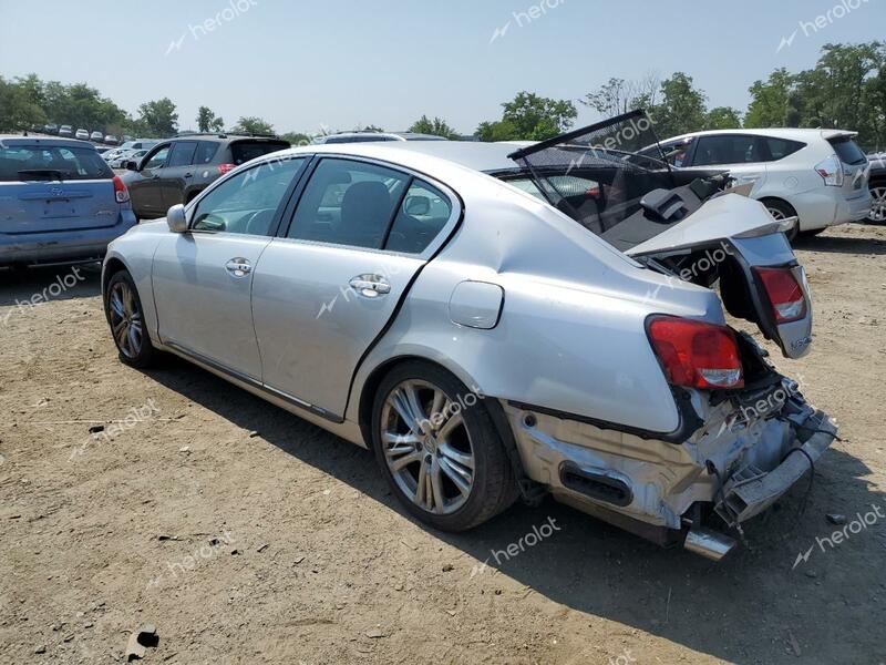 LEXUS GS 450H 2007 silver  hybrid engine JTHBC96S975003973 photo #3