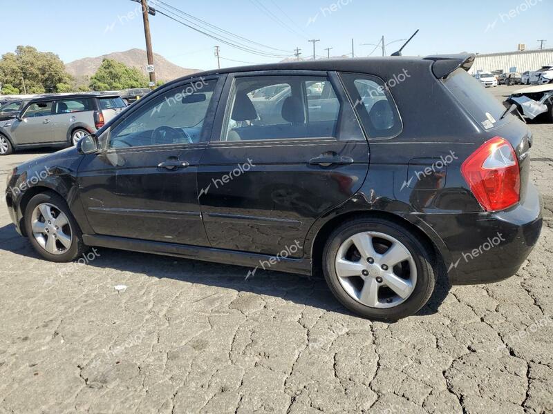 KIA SPECTRA5 5 2008 black  gas KNAFE161385017713 photo #3