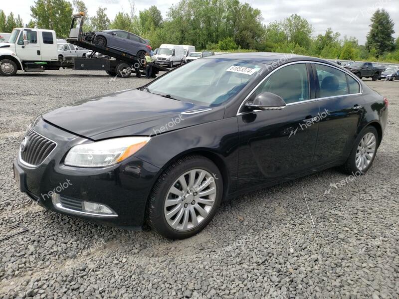 BUICK REGAL PREM 2013 black  flexible fuel 2G4GS5EVXD9194814 photo #3