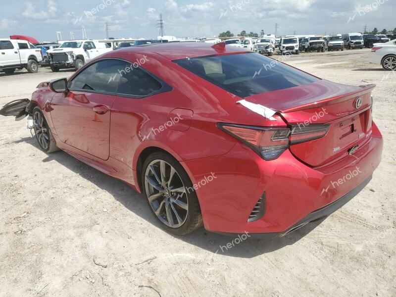 LEXUS RC 350 BAS 2022 red  gas JTHGZ5BC0N5025322 photo #3