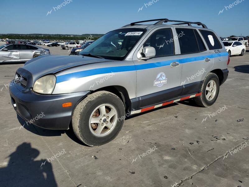 HYUNDAI SANTA FE G 2003 silver  gas KM8SC73D53U452140 photo #1