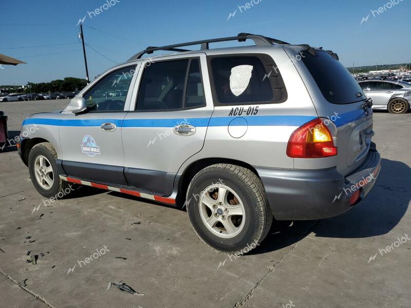 HYUNDAI SANTA FE G 2003 silver  gas KM8SC73D53U452140 photo #3