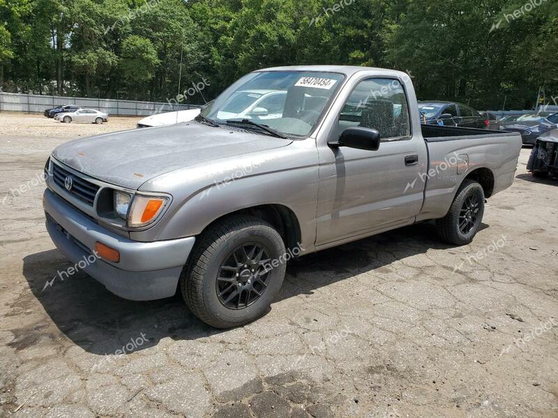 TOYOTA TACOMA 1996 gray pickup gas 4TANL42N9TZ197730 photo #1