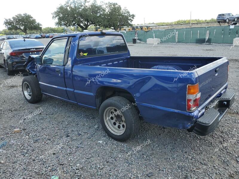 MITSUBISHI MIGHTY MAX 1993 blue pickup gas JA7LS21G2PP009750 photo #3