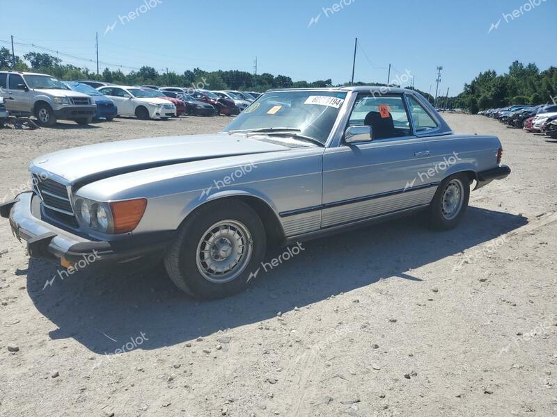 MERCEDES-BENZ 380-CLASS 1985 silver   WDDBA45C2FA019747 photo #1