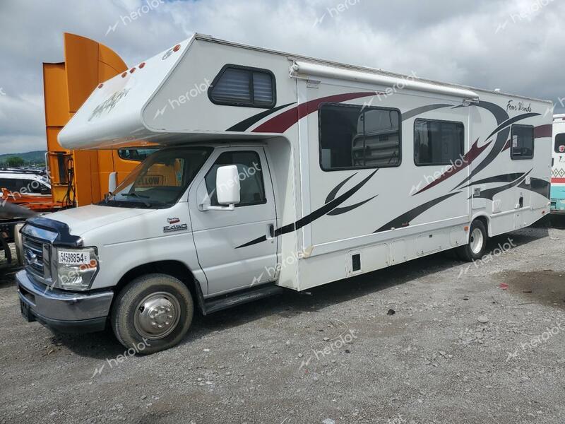 FORD E450 RV 2011 white  gas 1FDXE4FSXADA97083 photo #1