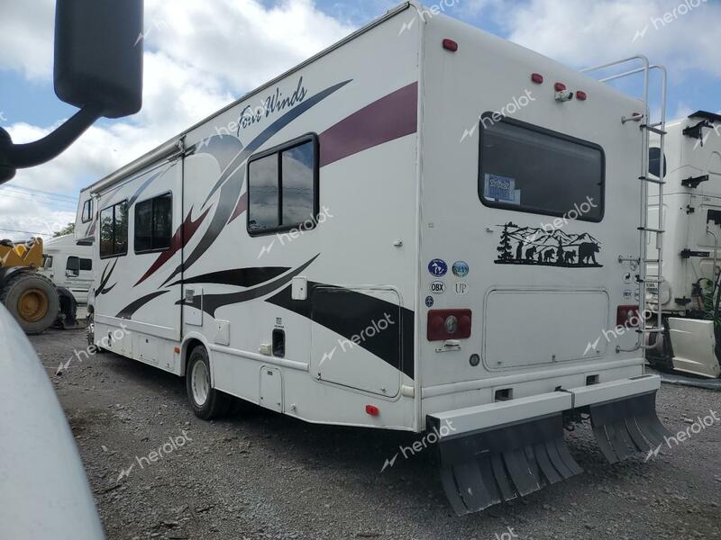 FORD E450 RV 2011 white  gas 1FDXE4FSXADA97083 photo #3