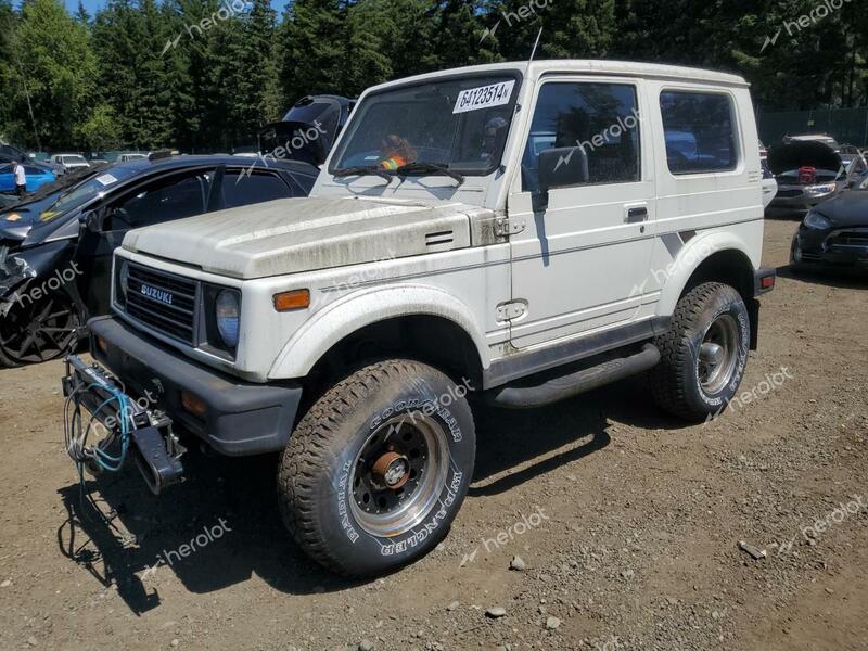 SUZUKI SAMURAI 1988 white  gas JS3JC51V9J4141244 photo #1