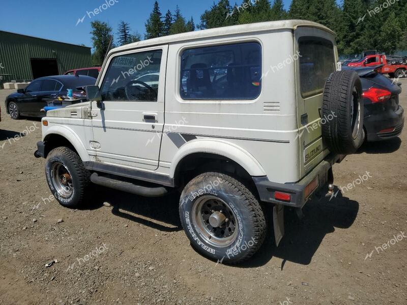 SUZUKI SAMURAI 1988 white  gas JS3JC51V9J4141244 photo #3