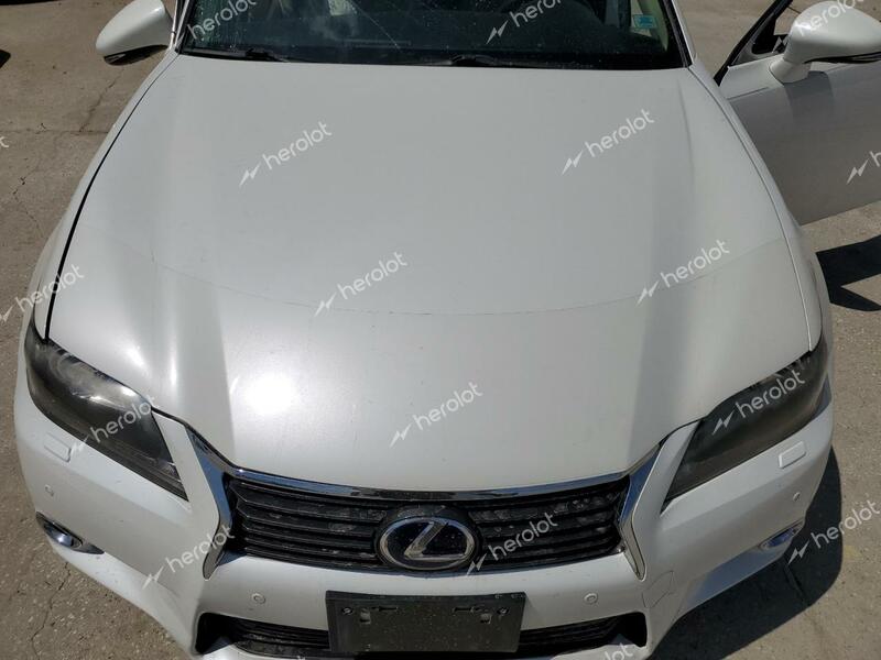 LEXUS GS 450H 2013 white  hybrid engine JTHBS1BL0D5002967 photo #4