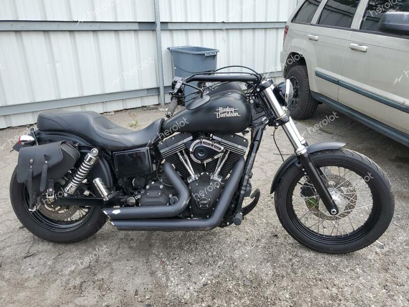 HARLEY-DAVIDSON FXDB DYNA 2014 black  gas 1HD1GXM11EC320749 photo #1