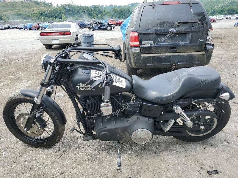 HARLEY-DAVIDSON FXDB DYNA 2014 black  gas 1HD1GXM11EC320749 photo #4