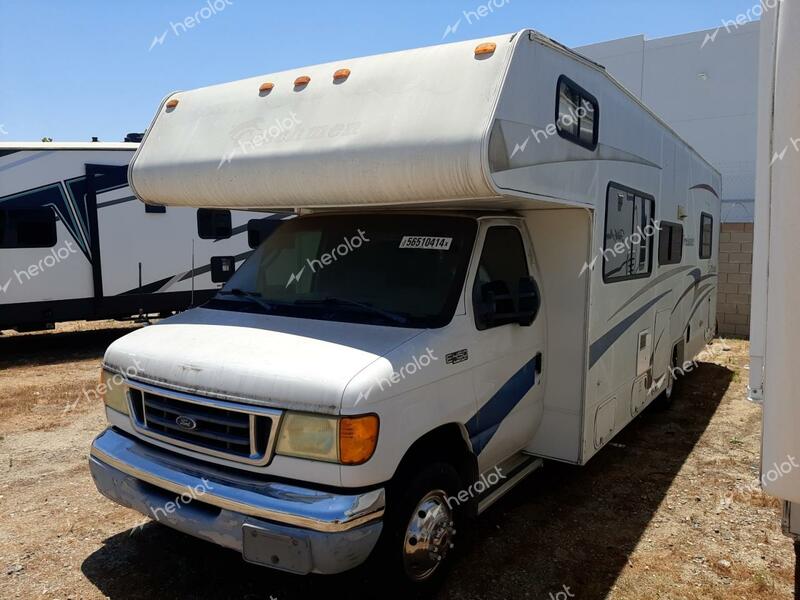 CCHM MOTORHOME 2004 white cutaway gas 1FDXE45S84HA40038 photo #3